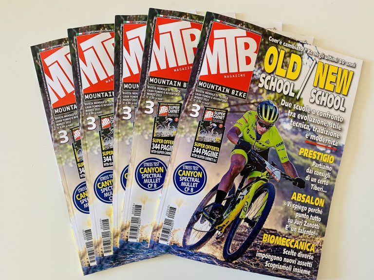 MTB Magazine di marzo è in arrivo in tutte le edicole d’Italia, con il Super Carnet allegato!