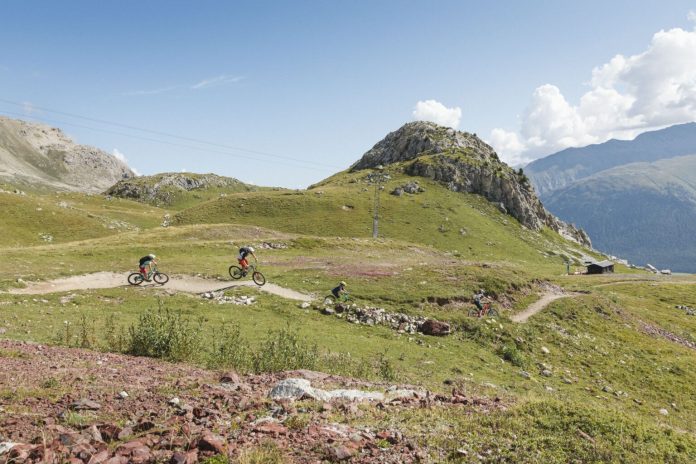 Corviglia in Mtb