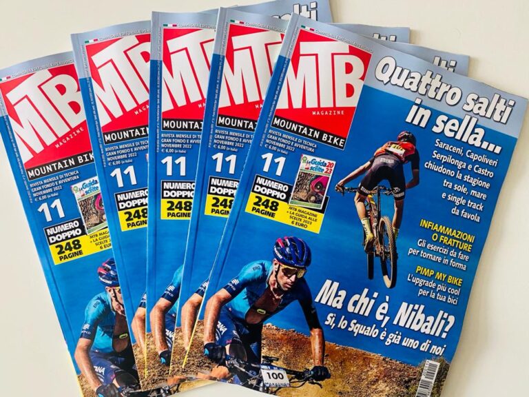 MTB Magazine di novembre vi aspetta in tutte le edicole d’Italia. Corri a prenderlo