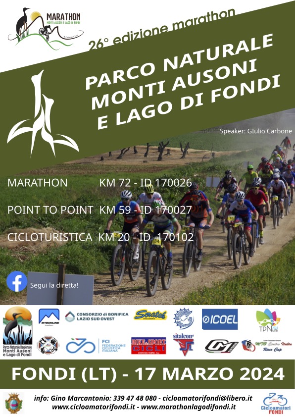 Quello che devi sapere sulla 26ª Marathon Monti Ausoni e Lago di Fondi