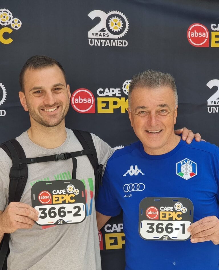 Cape Epic, Sciotti (Vini Fantini): «Io e mio figlio per una grande avventura. Avevo dubbi, Petacchi mi ha convinto»