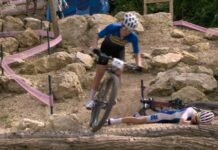 Olimpiadi, terribile caduta di Lecomte mentre lottava per il podio: grave trauma facciale
