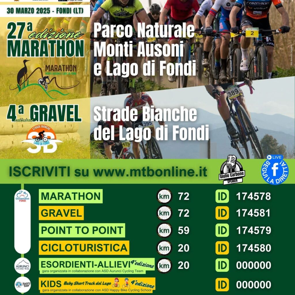 Marathon Parco Monti Ausoni e Lago di Fondi