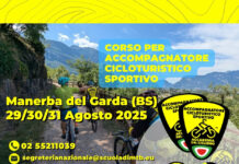 Corso per Accompagnatore Cicloturistico Sportivo a Manerba del Garda (BS) dal 29 al 31 agosto Accompagnatore Cicloturistico Sportivo