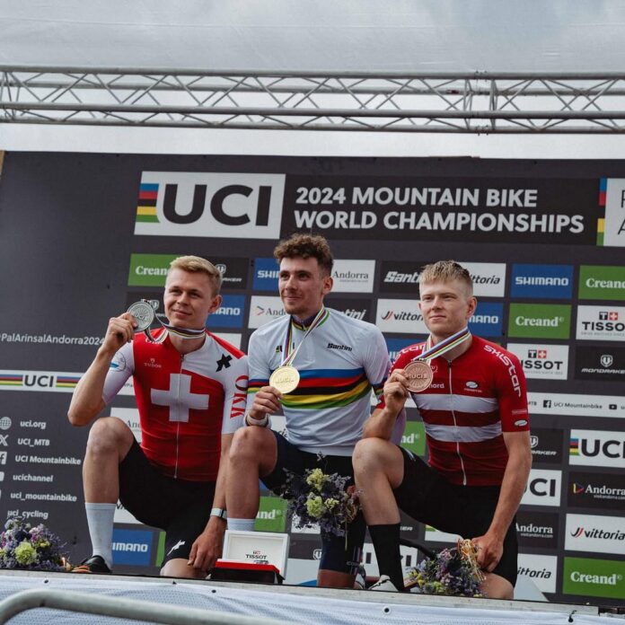 Another bronze medal in the XCO today, sounds completely insane when I say it out loud🤯 So prou (2) Mondiale 2024