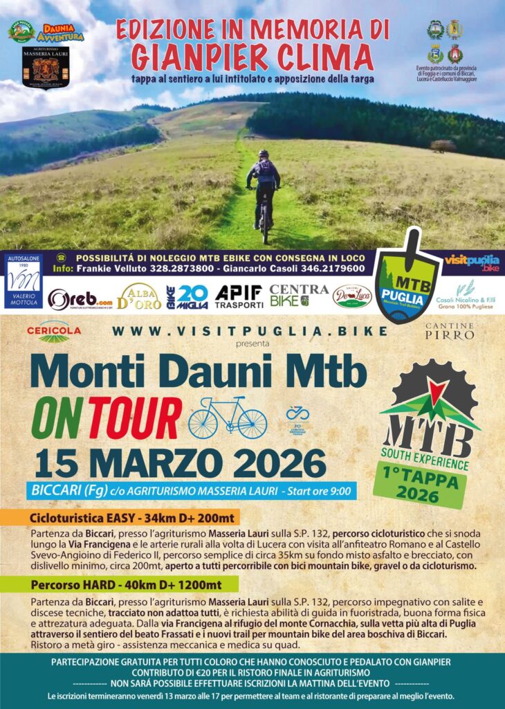 Monti Dauni Mtb on Tour